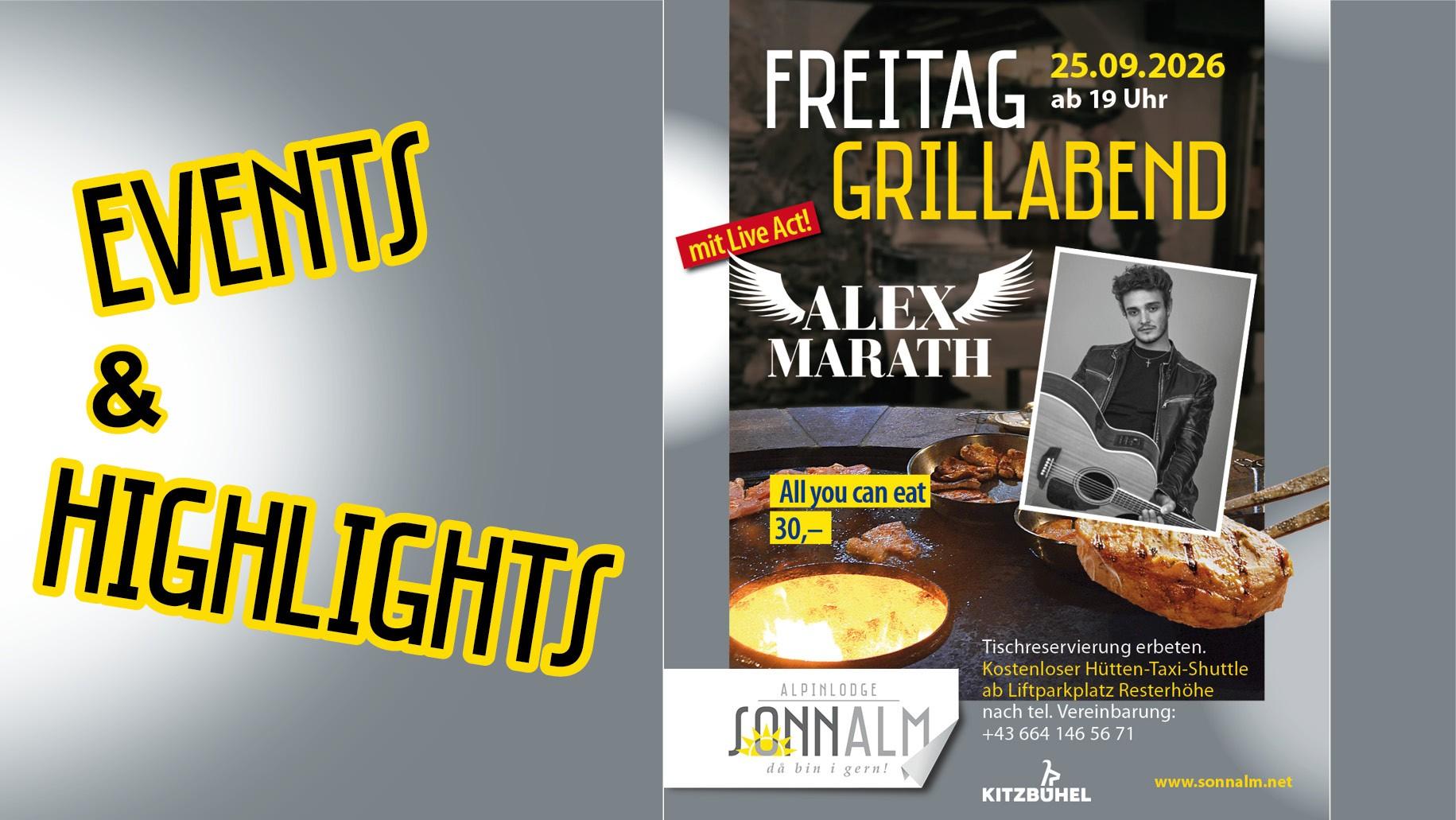 Grillabend mit Alex Marath