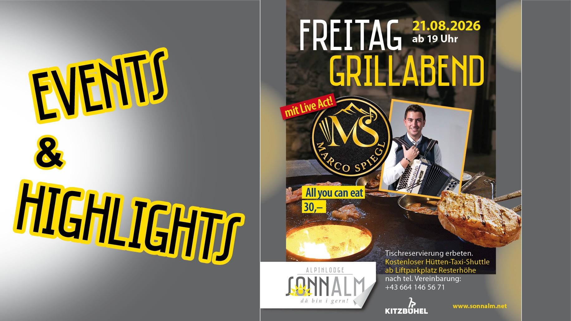 Grillabend mit Marco Spiegl