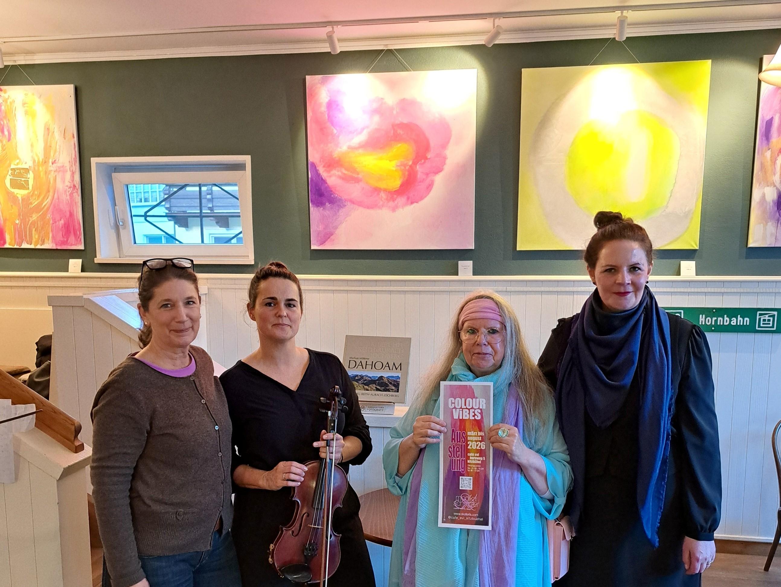 Ausstellung – Colour Vibes & viel Amore