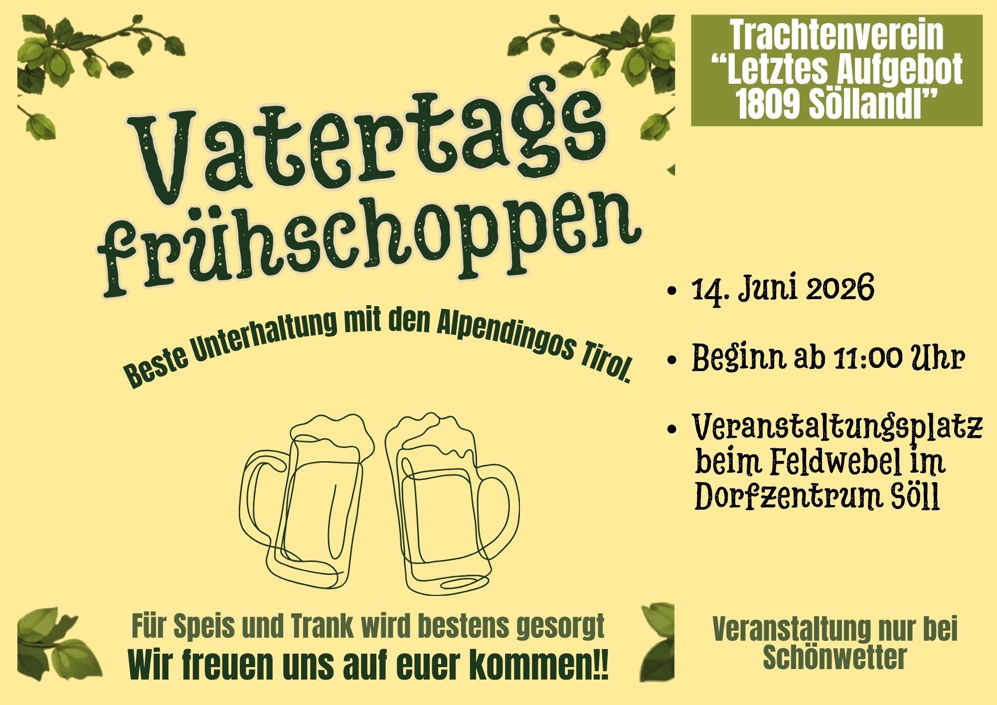 Vatertagsfrühschoppen