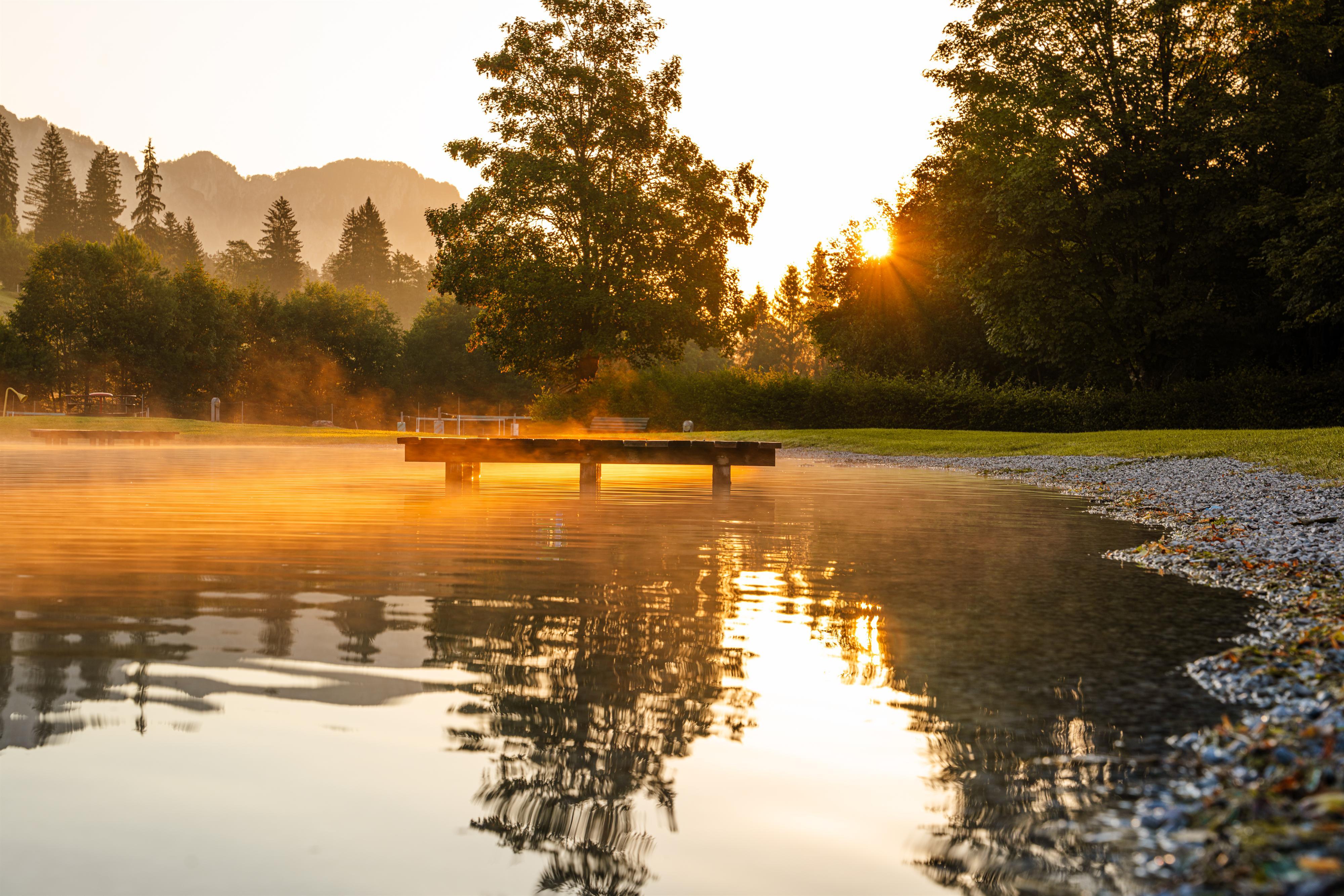 Outdoor Yoga am Goinger Badesee