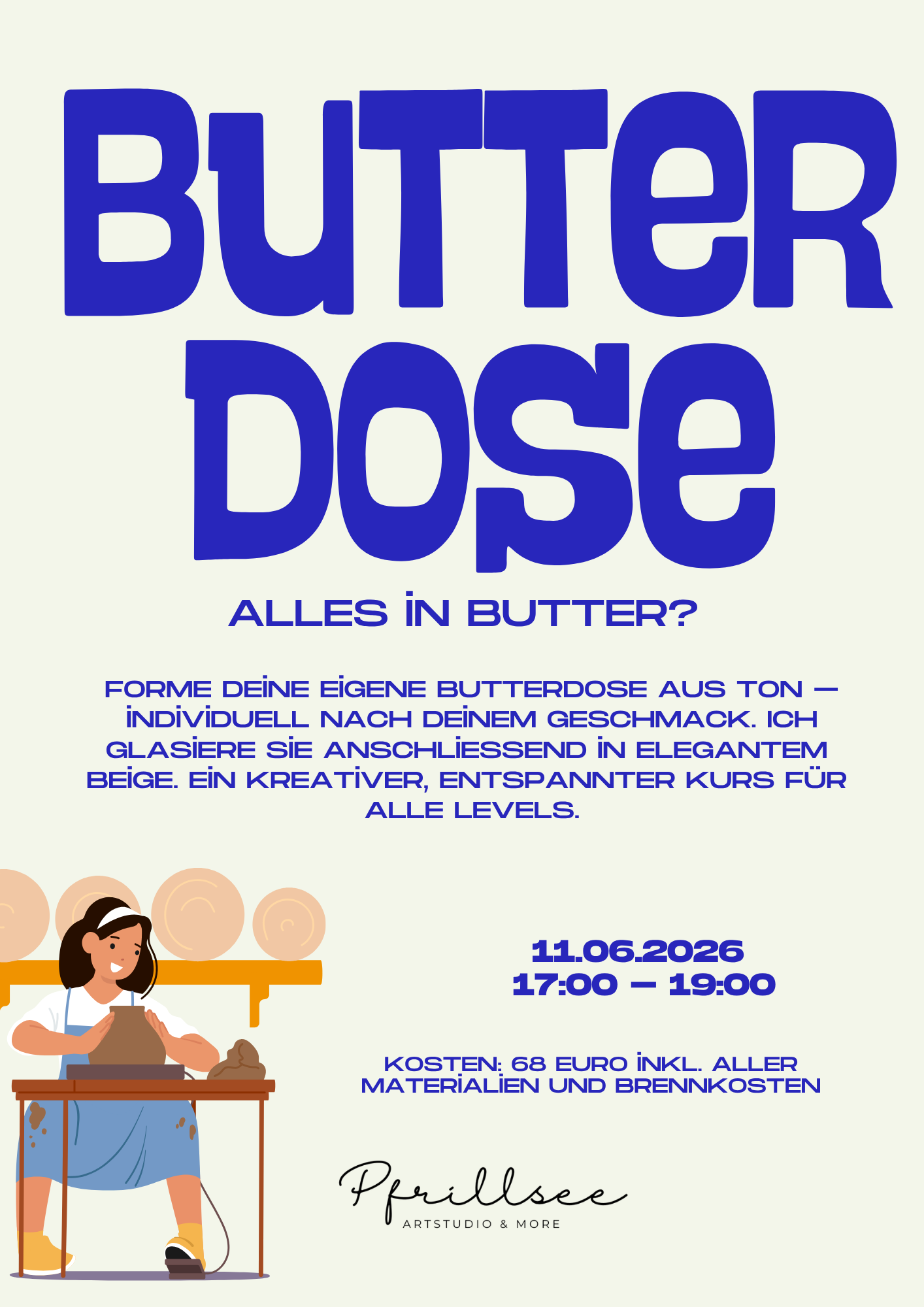 Butterdose töpfern