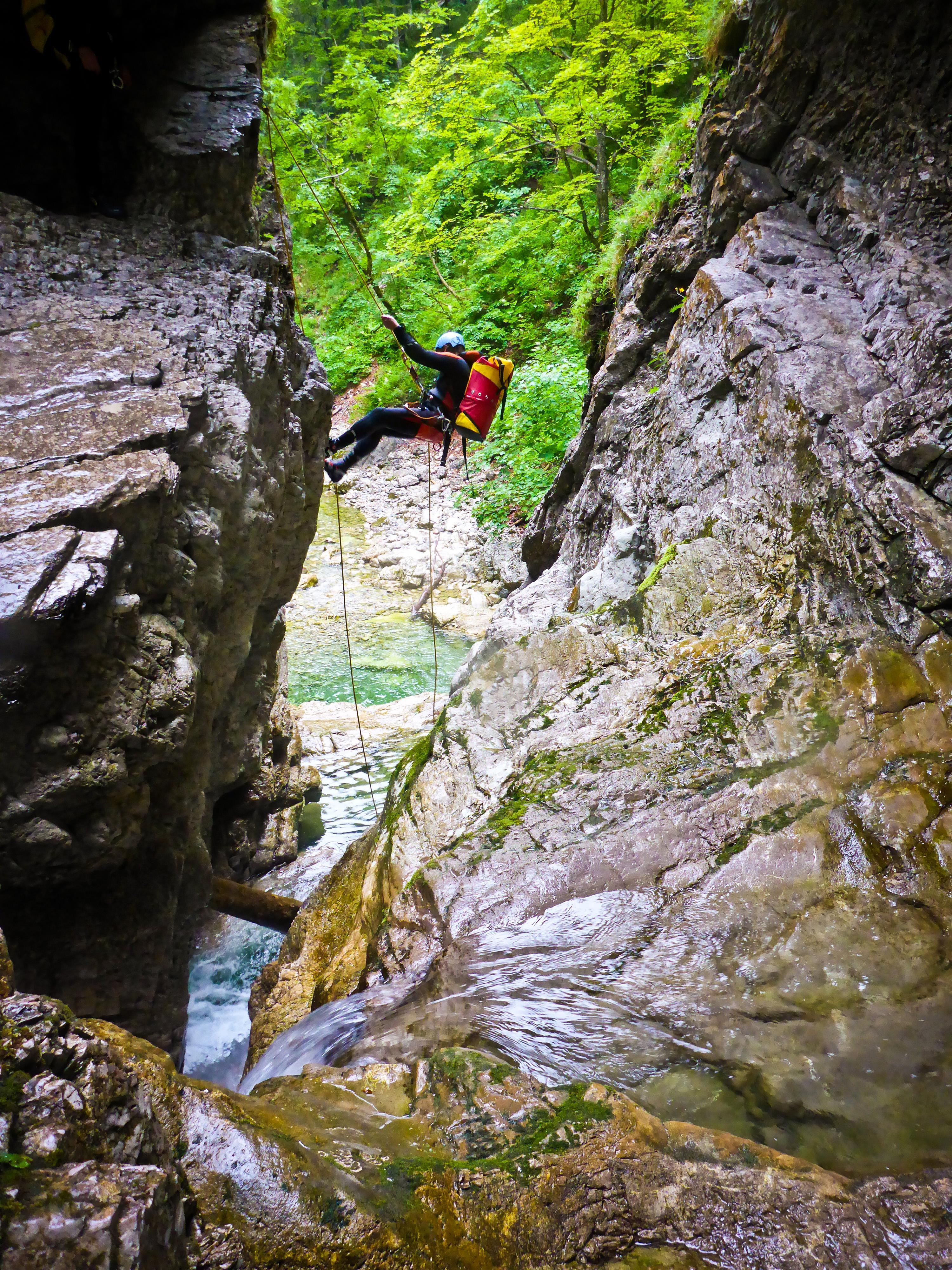 Canyoning „Wilde Wasser“