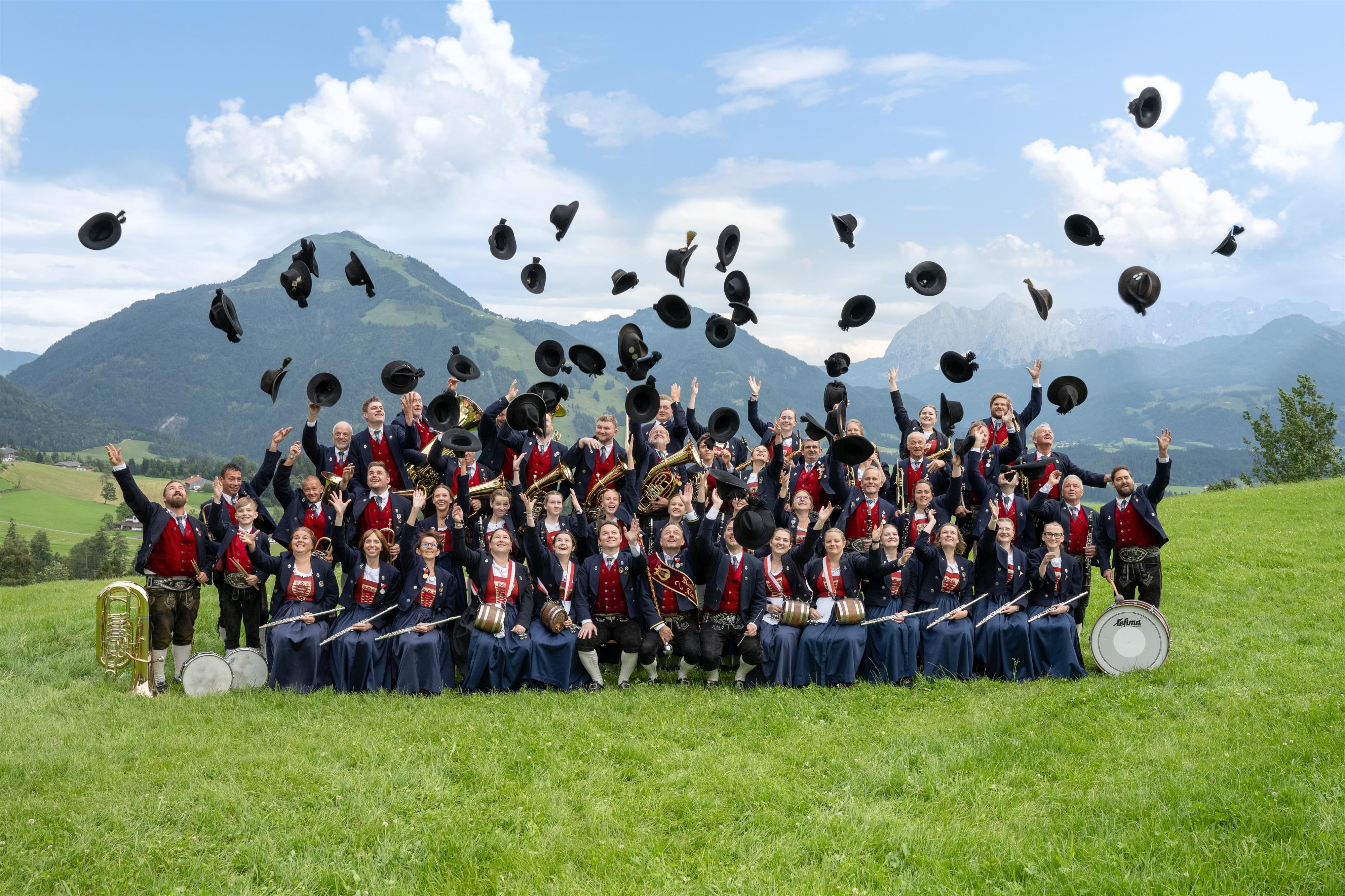 Platzkonzert der MK Kössen