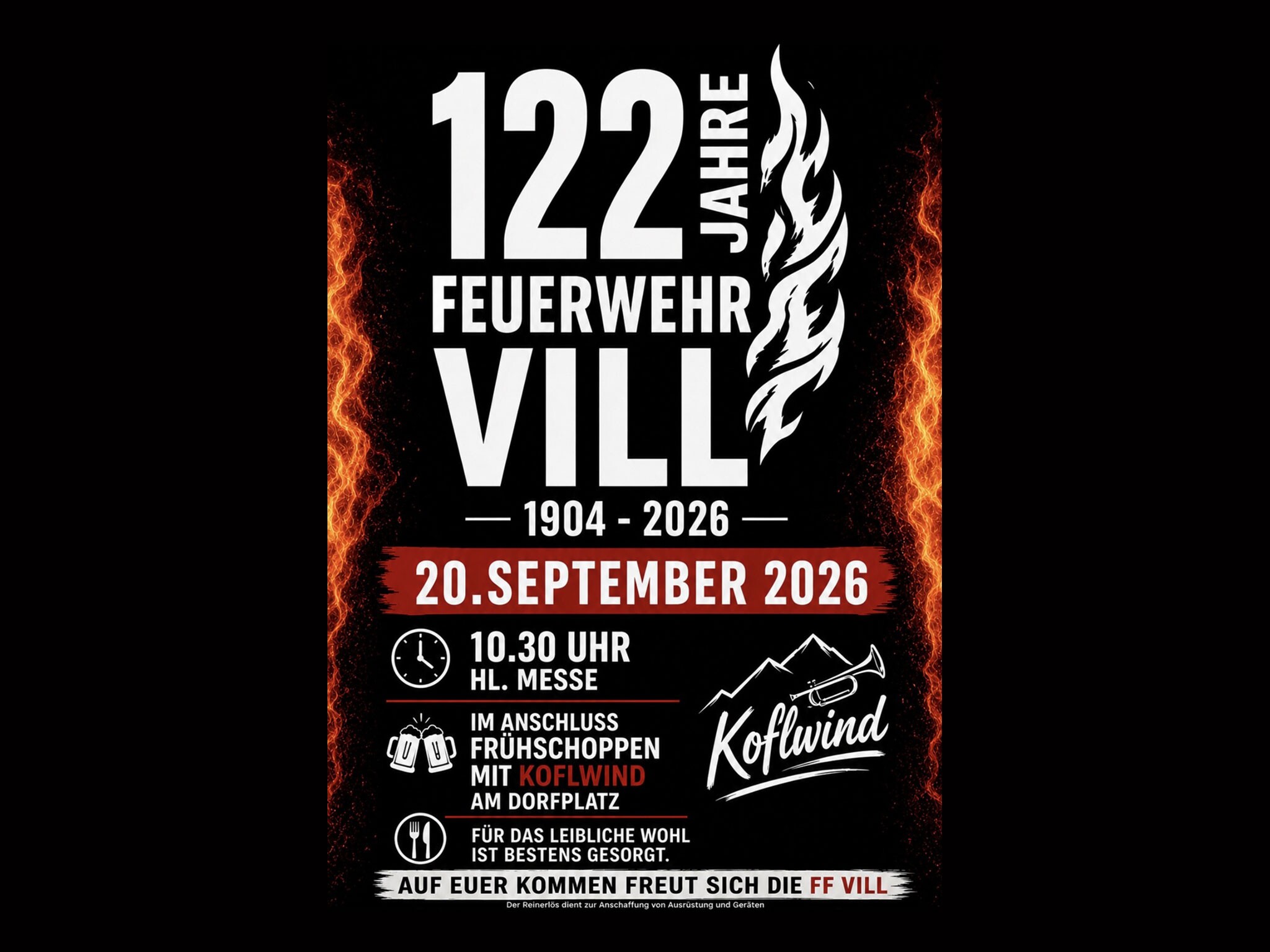 122 Jahre Feuerwehr Vill