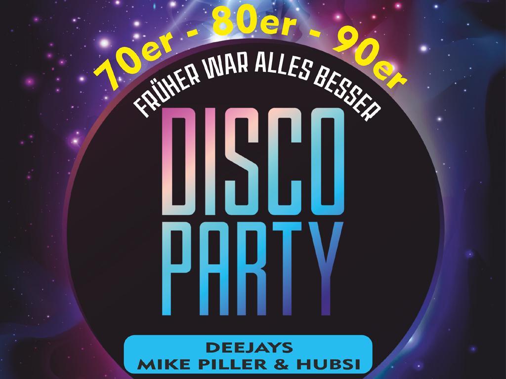 Früher war alles besser – Die Disco Party