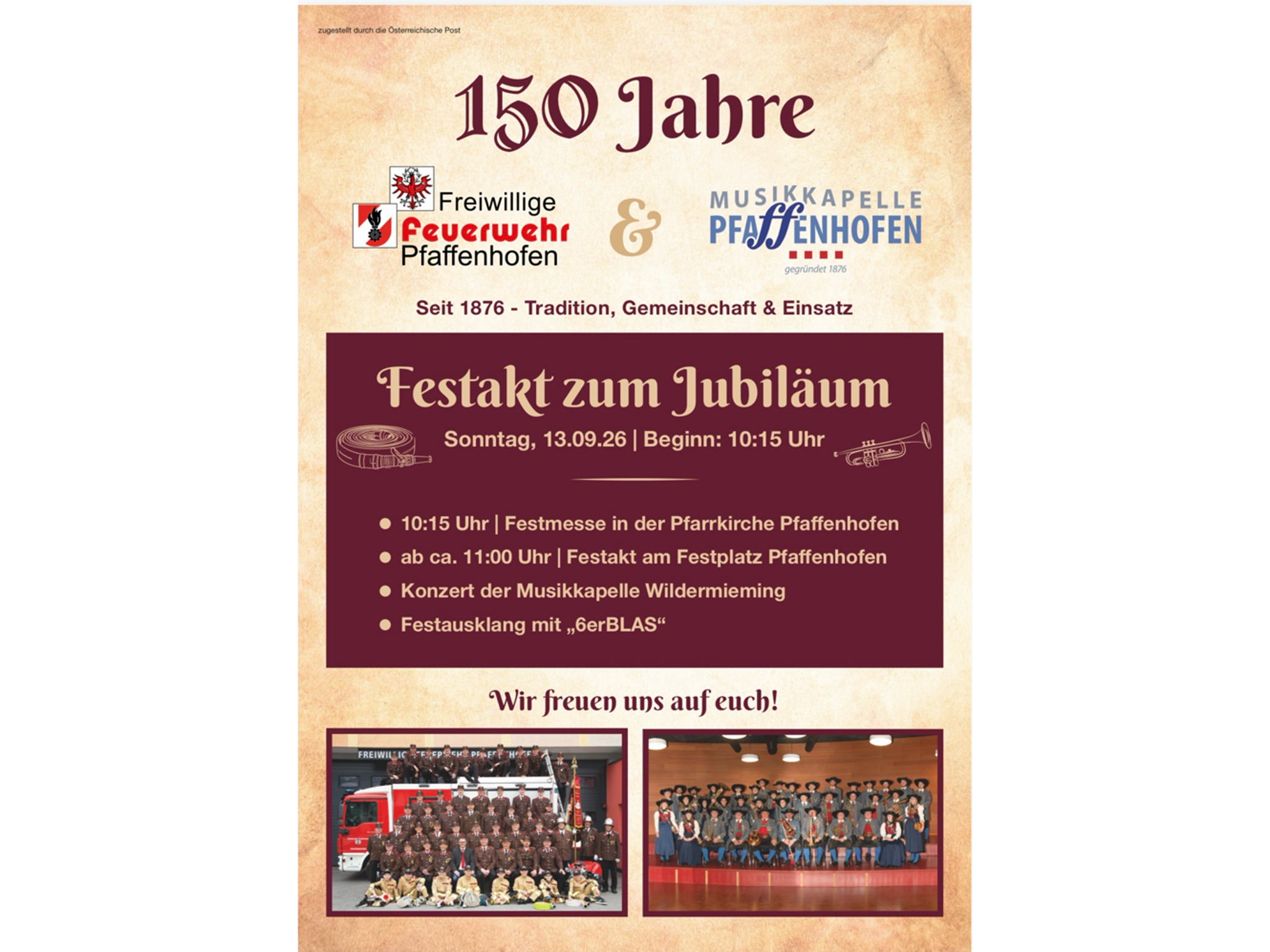 150 Jahre Feuerwehr & Musikkapelle Pfaffenhofen