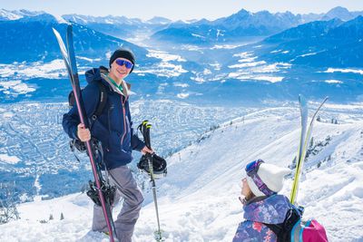 Randonnée à ski vers la Seegrube#