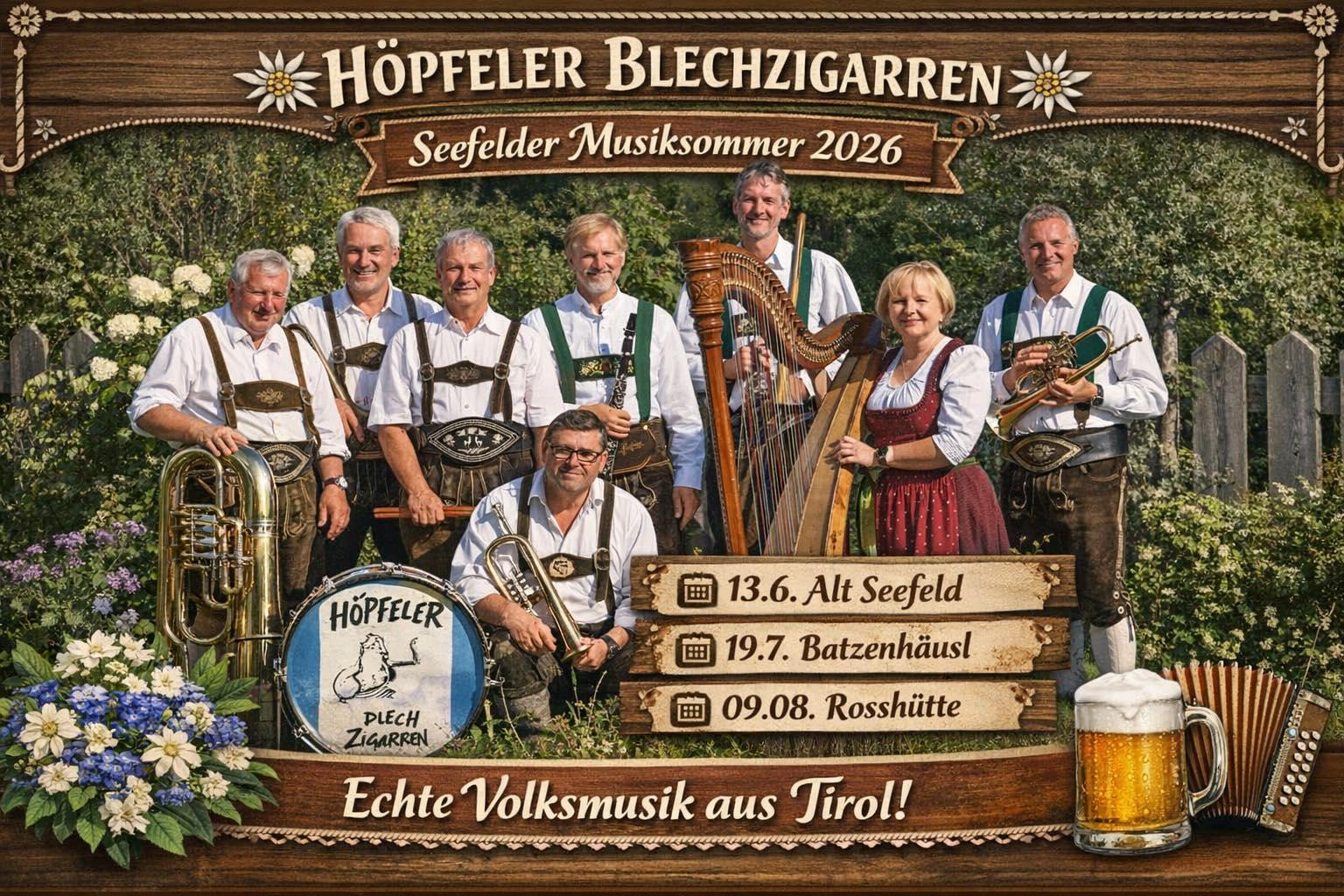 Frühschoppen mit den Höpfeler Blechzigarren