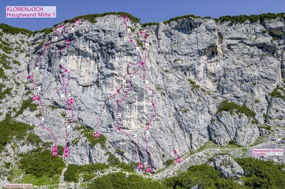 Klobenjoch - Mittlerer Wandteil