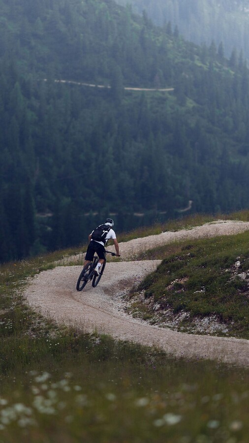 auf der MTB Route 462 Plumsjoch in Pertisau im Naturpark Karwendel