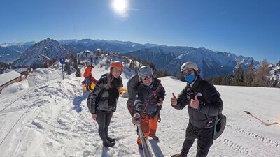 am Startplatz am Rofan in Maurach