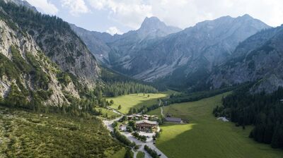 Blick auf die Gramai Alm