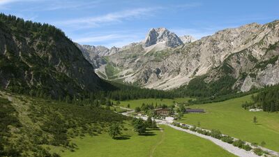 Gramai Alm - am Ende des Falzthurntales