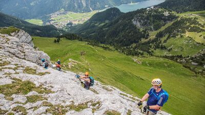 Klettersteiggebiet Haidachstellwand im Rofangebirge