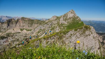 Klettersteigcamp am Rofan - unterwegs am Spieljoch