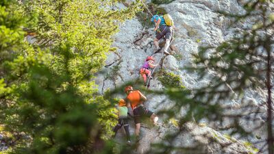 Felix & Charlotte Familienklettersteig