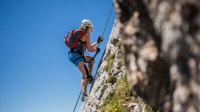 am Hochiss Klettersteig