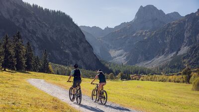 Mountainbike Tour - kurz vor der Gramai Alm