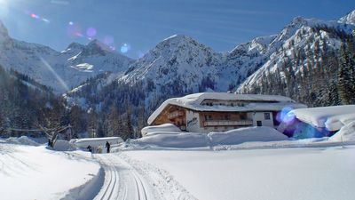 Loipe Pletzach-Gern - kurz vor der Gern Alm