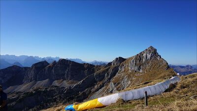 Am Gipfel des Spieljoch