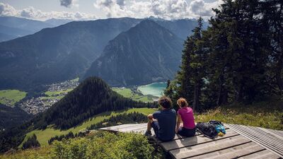 Blick unterhalb der Erfurter Hütte auf den Achensee