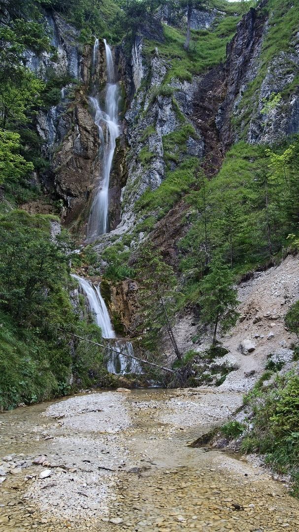 Stod-Wasserfall im Oberautal in Achenkirch