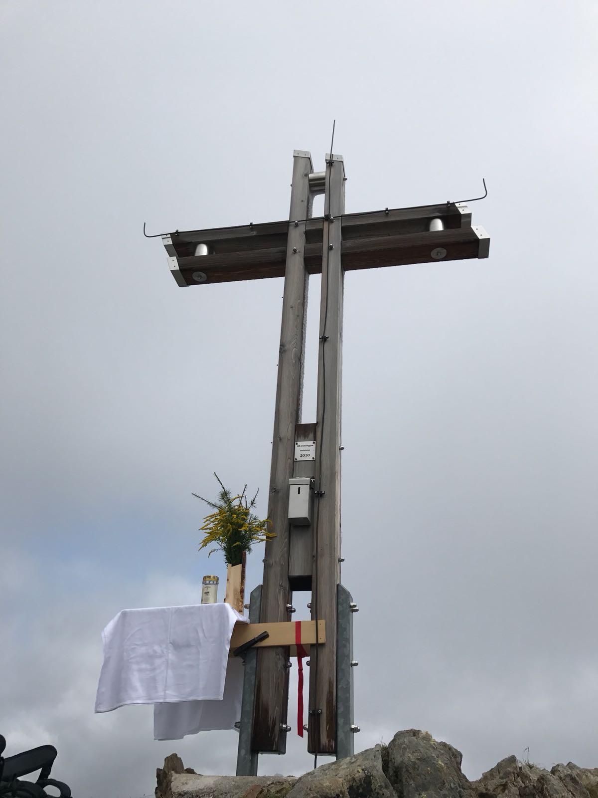 Bergandacht auf dem Großen Leppleskofel