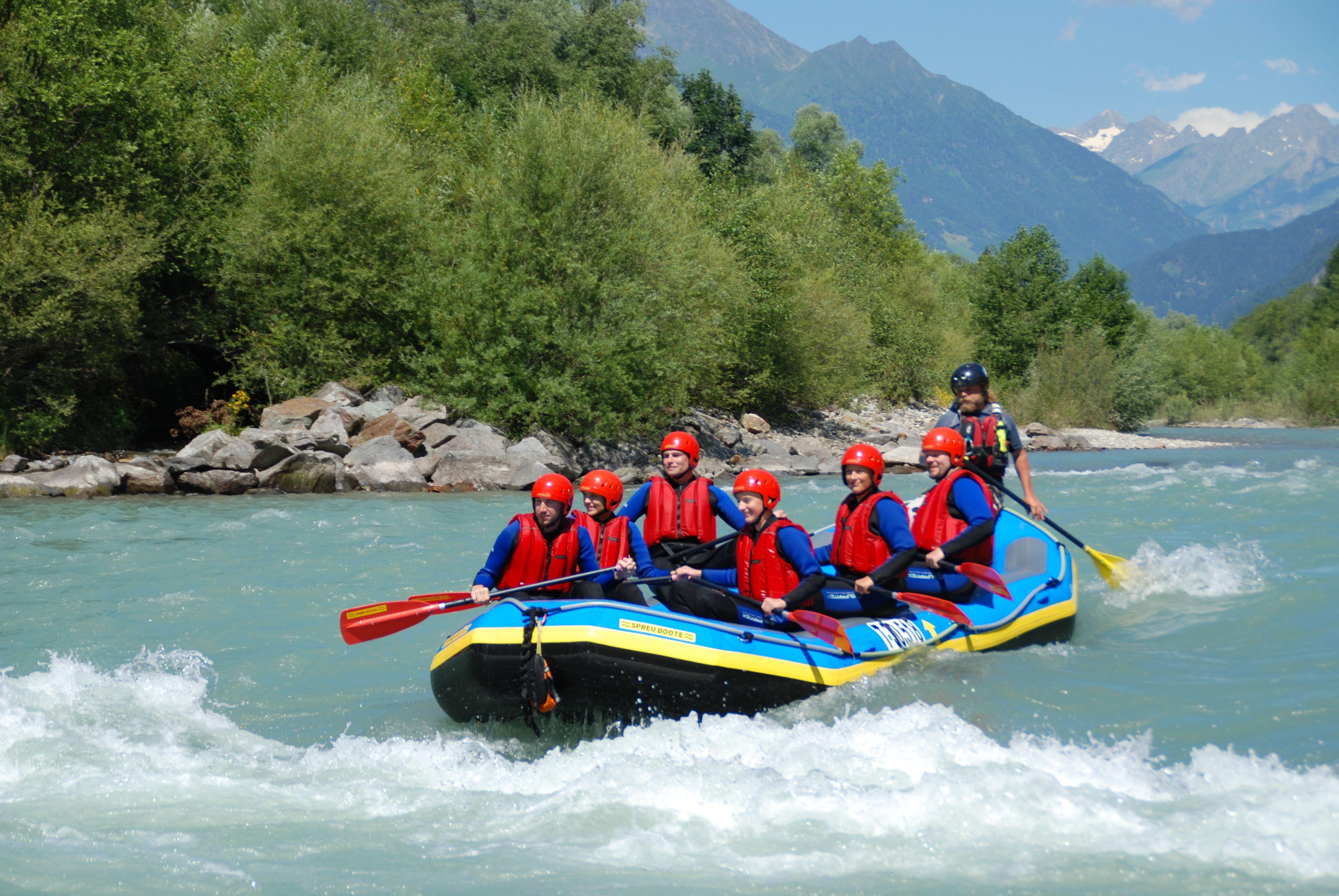 Rafting Sporttour von Huben nach Ainet