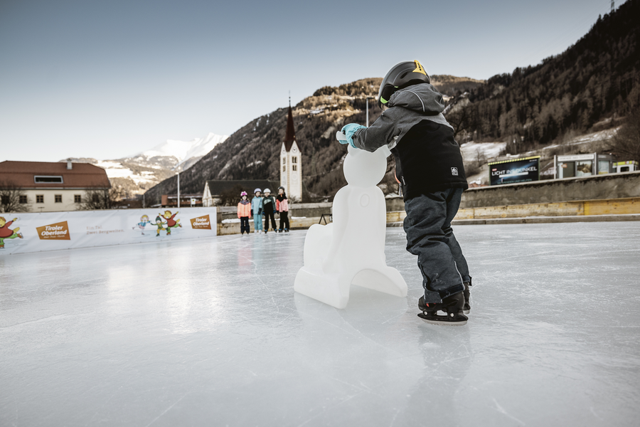 Ice skating rink ried im oberinntal