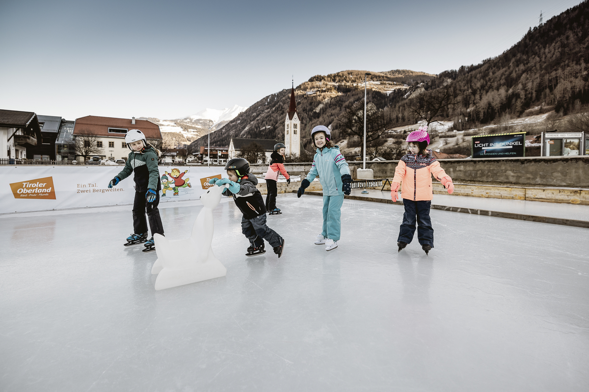 Ice skating rink ried im oberinntal