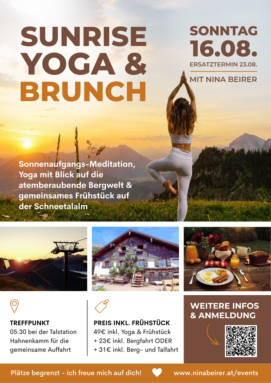 Sunrise-Yoga & Brunch am Hahnenkamm