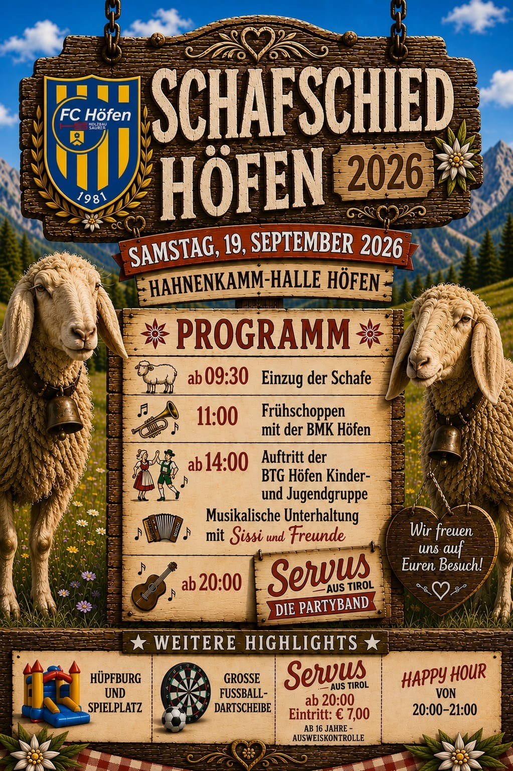 Schafschied in Höfen