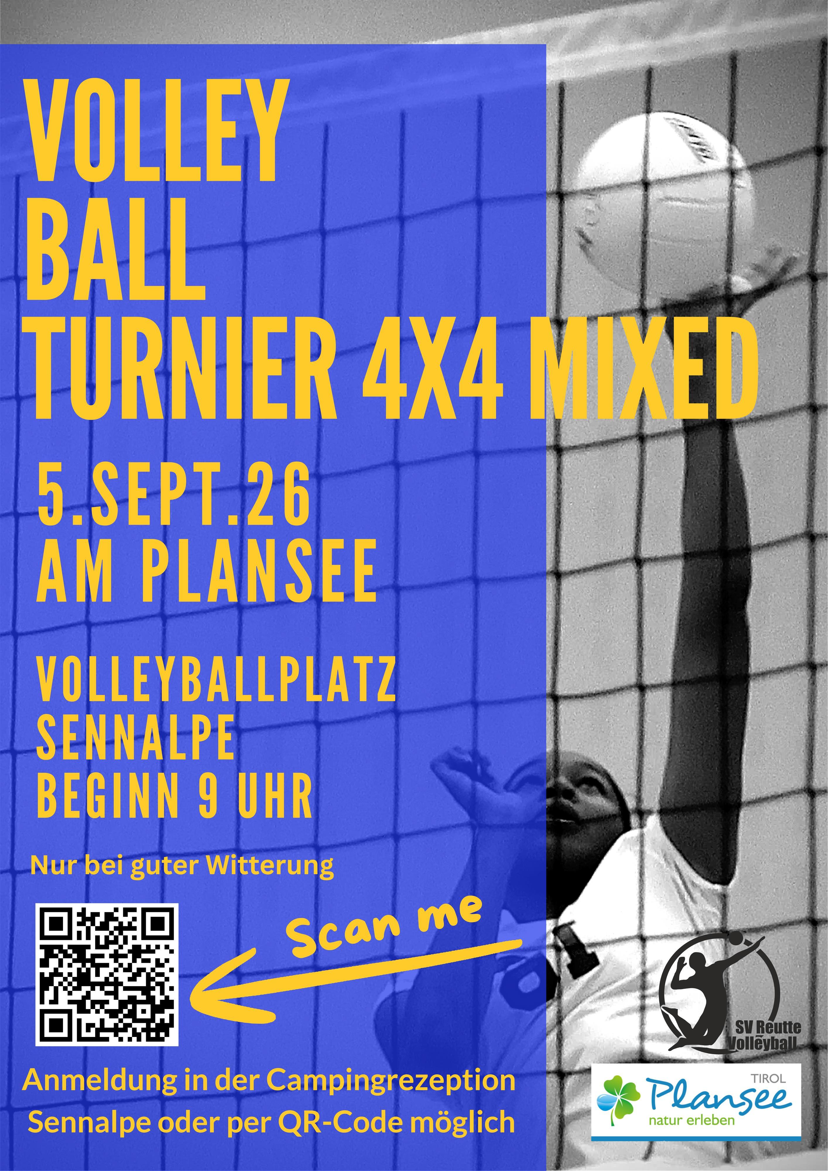 Volleyball Turnier am Plansee