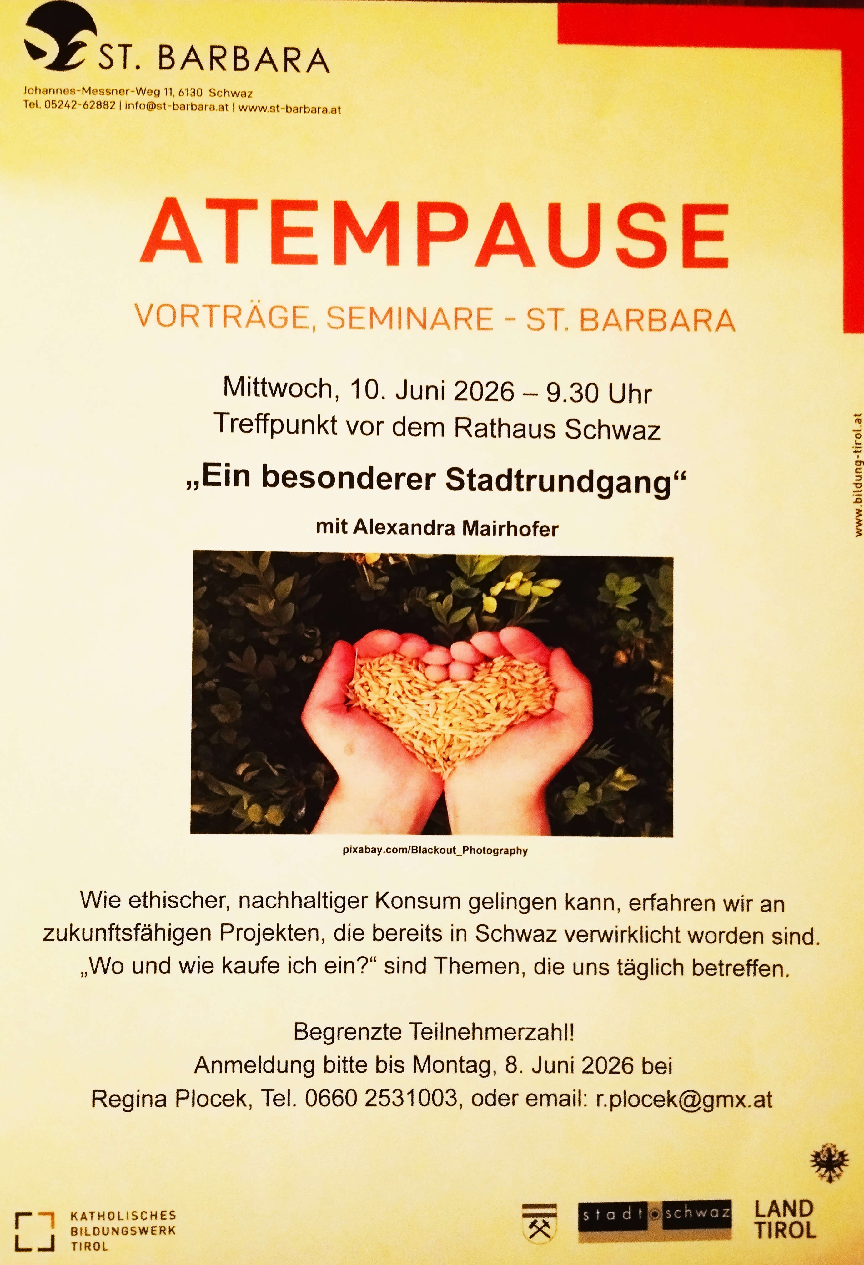„Ein besonderer Stadtrundgang“mit Alexandra Mairhofer