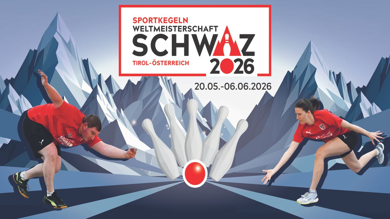 Sportkegel Welt- und Europameisterschaft Schwaz 2026