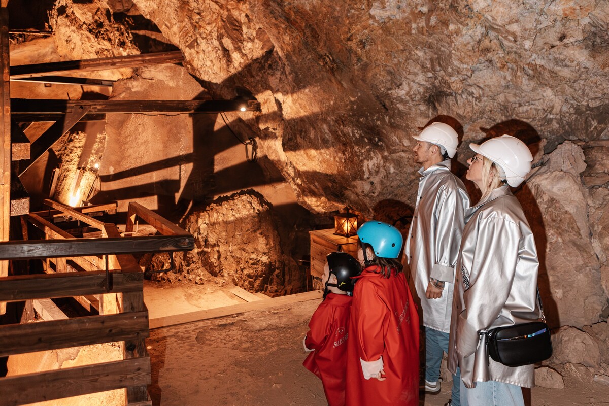Tour of the tunnels at the Schwaz silver mine