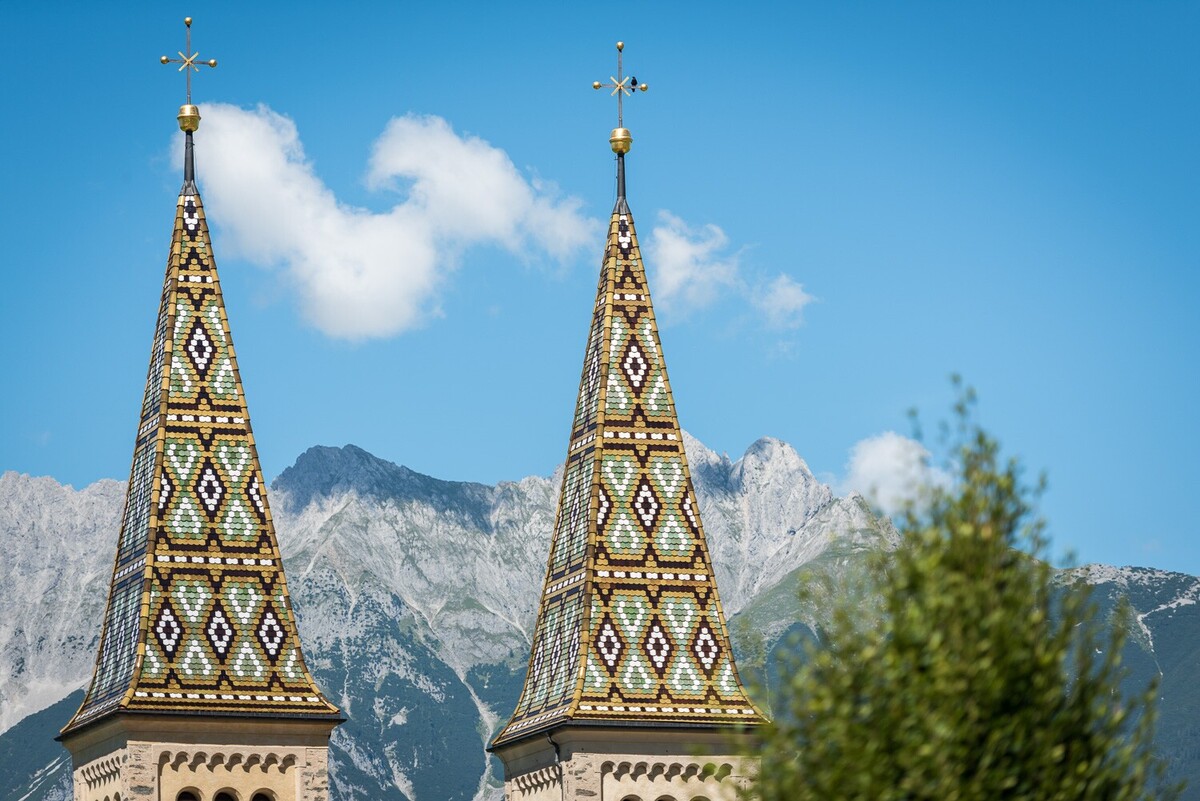 Kirchtürme der Pfarrkirche Weerberg