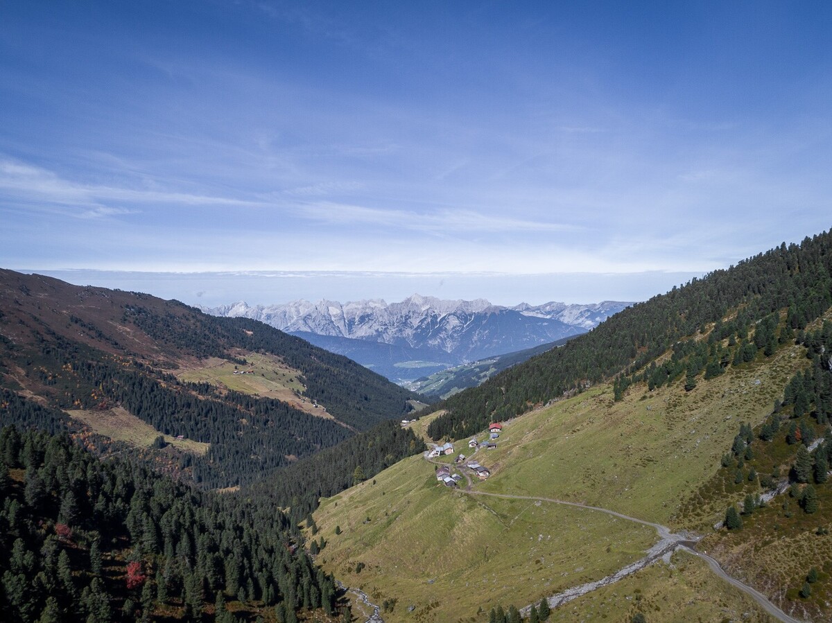 Blick auf die Weidener Hütte
