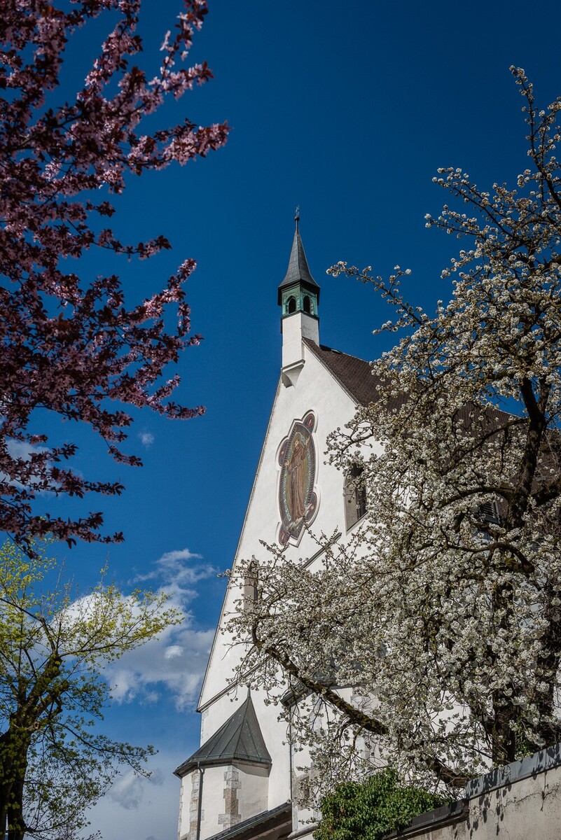 Franziskanerkloster im Frühling