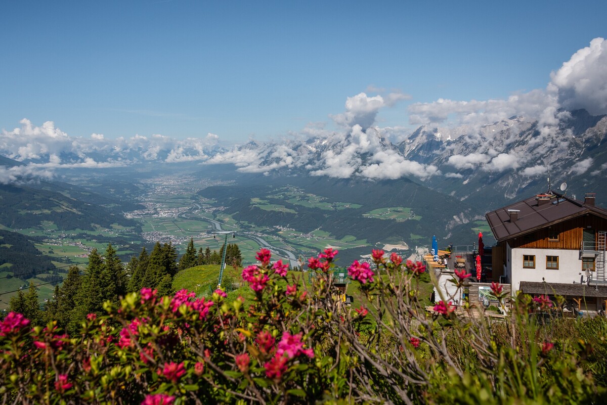 Ausblick vom Hecherhaus
