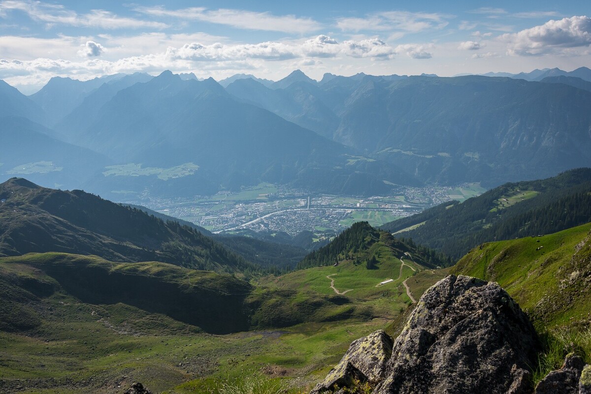 Ausblick Richtung Karwendelgebirge