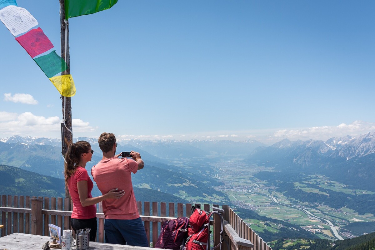 Terrasse Kellerjochhütte