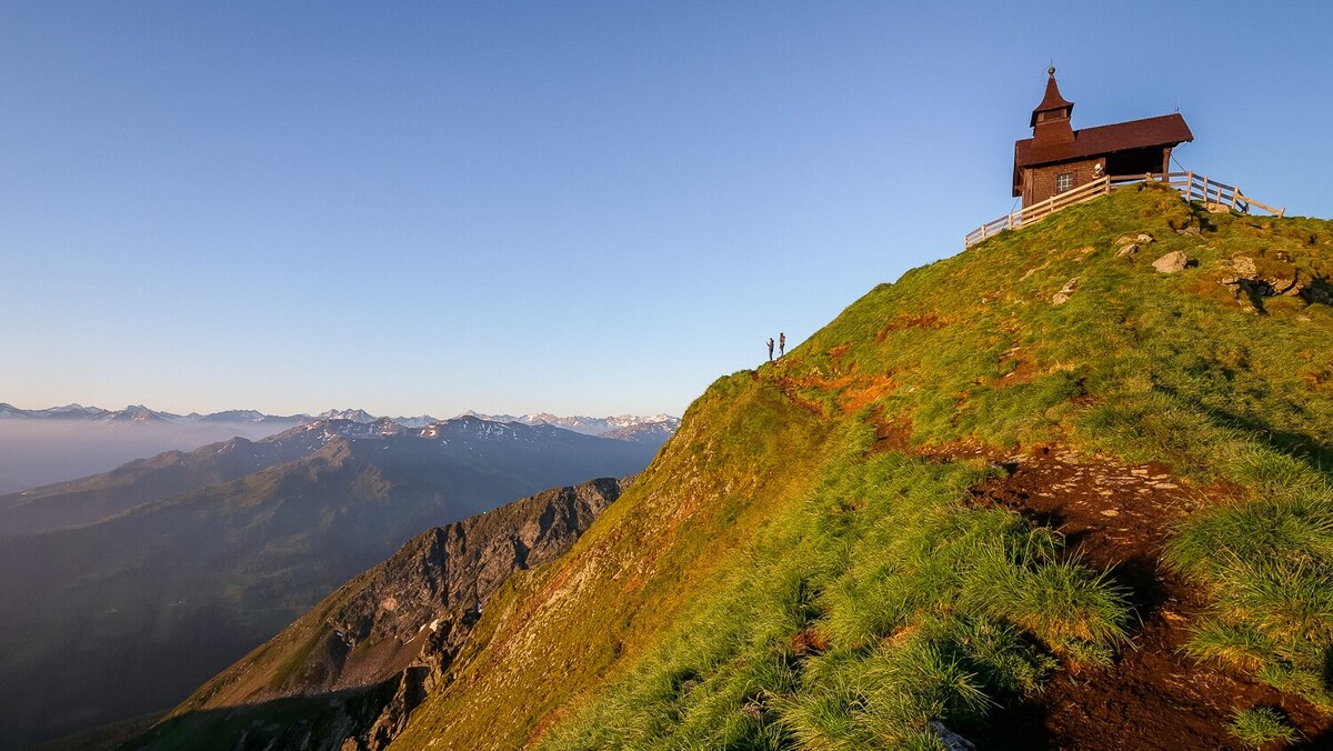 Blick auf die Kellerjochkapelle