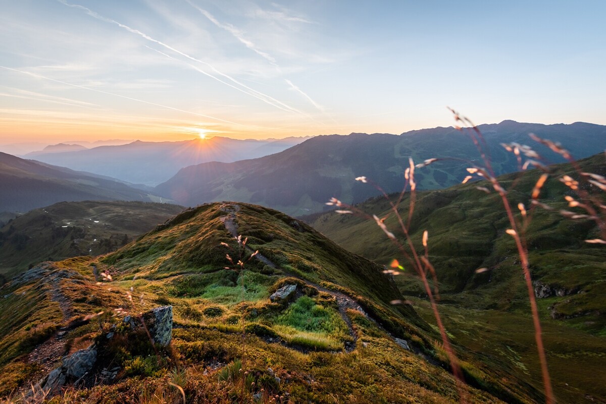Sonnenuntergang am Gamsstein