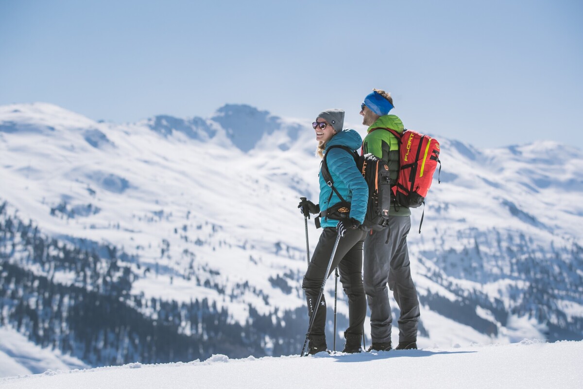 Snowshoe hike to Hochalplkopf