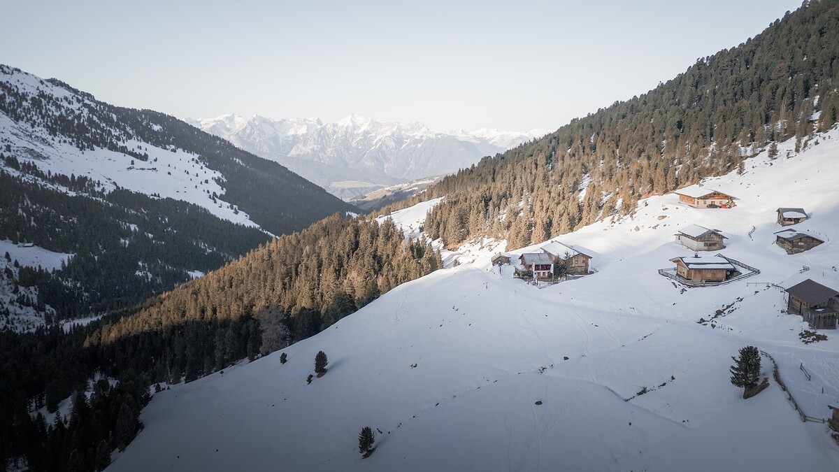 Blick von der Weidener Hütte Richtung Inntal