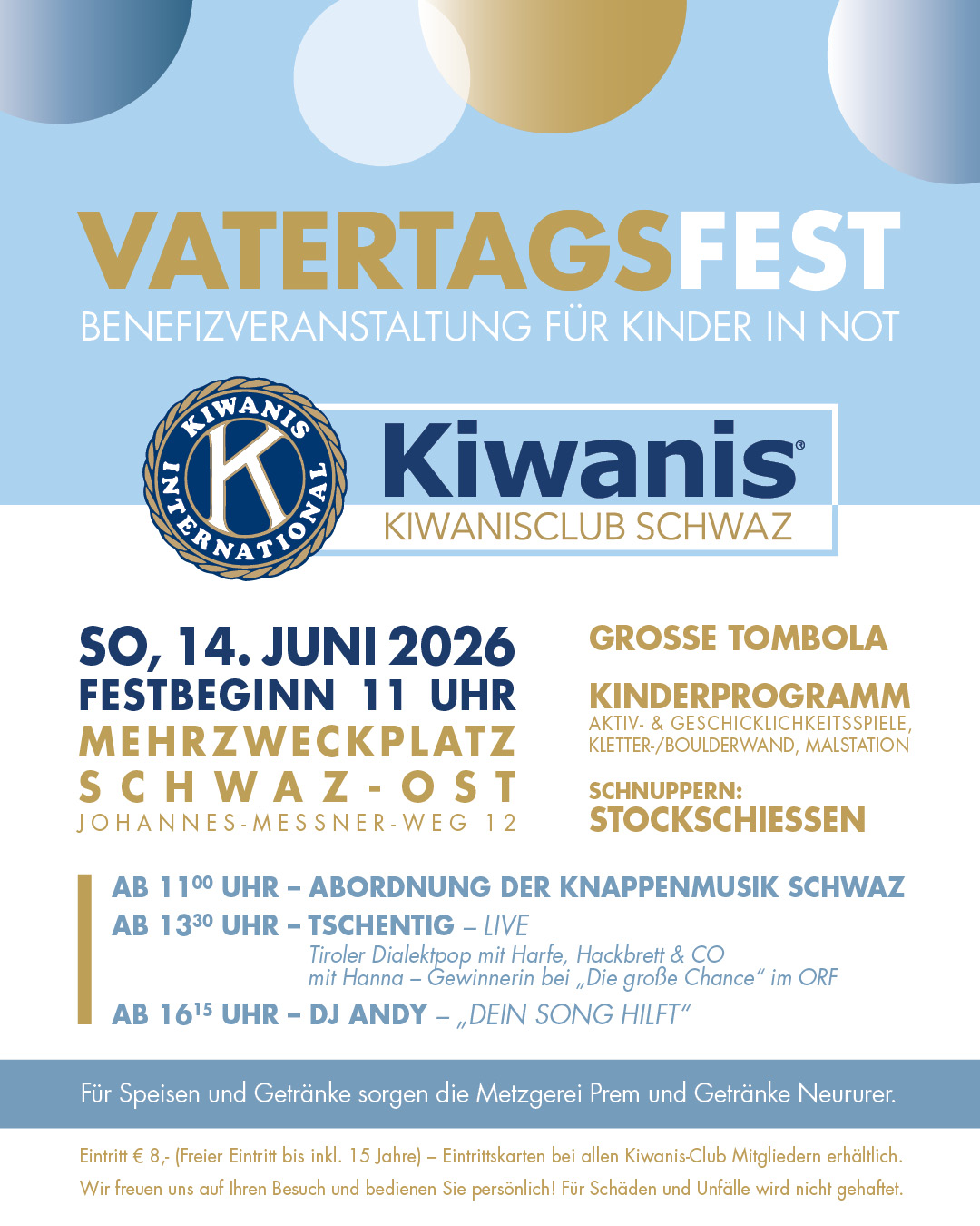 Vatertagsfest – Kiwanis Club