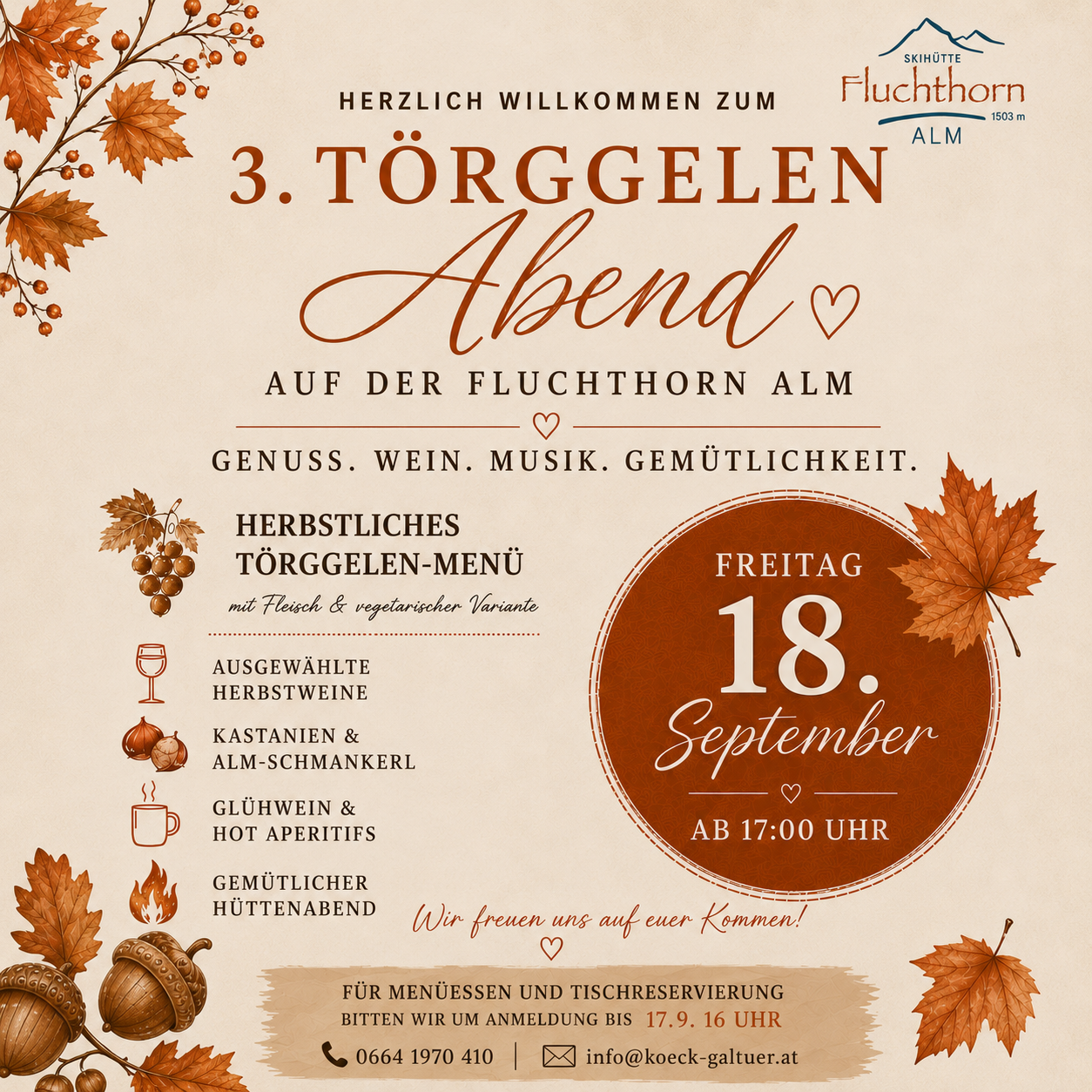 3. Törggelen Abend