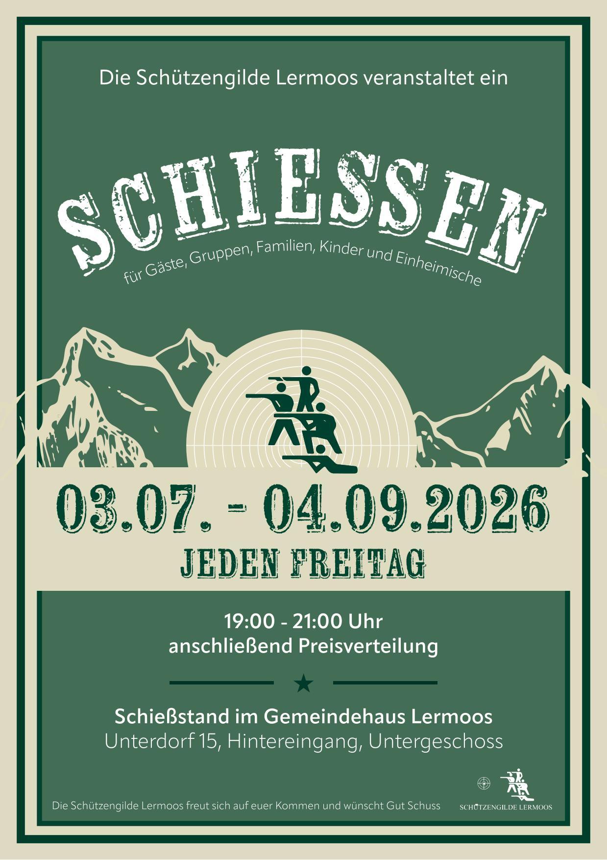 Schiessen für Gäste